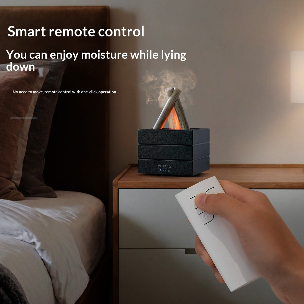 Campfire Aromatherapy Diffuser | Remote Control & Timer | 4 Colors