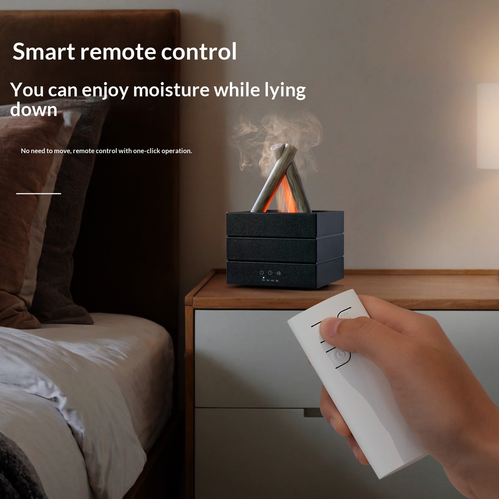 Campfire Aromatherapy Diffuser | Remote Control & Timer | 4 Colors