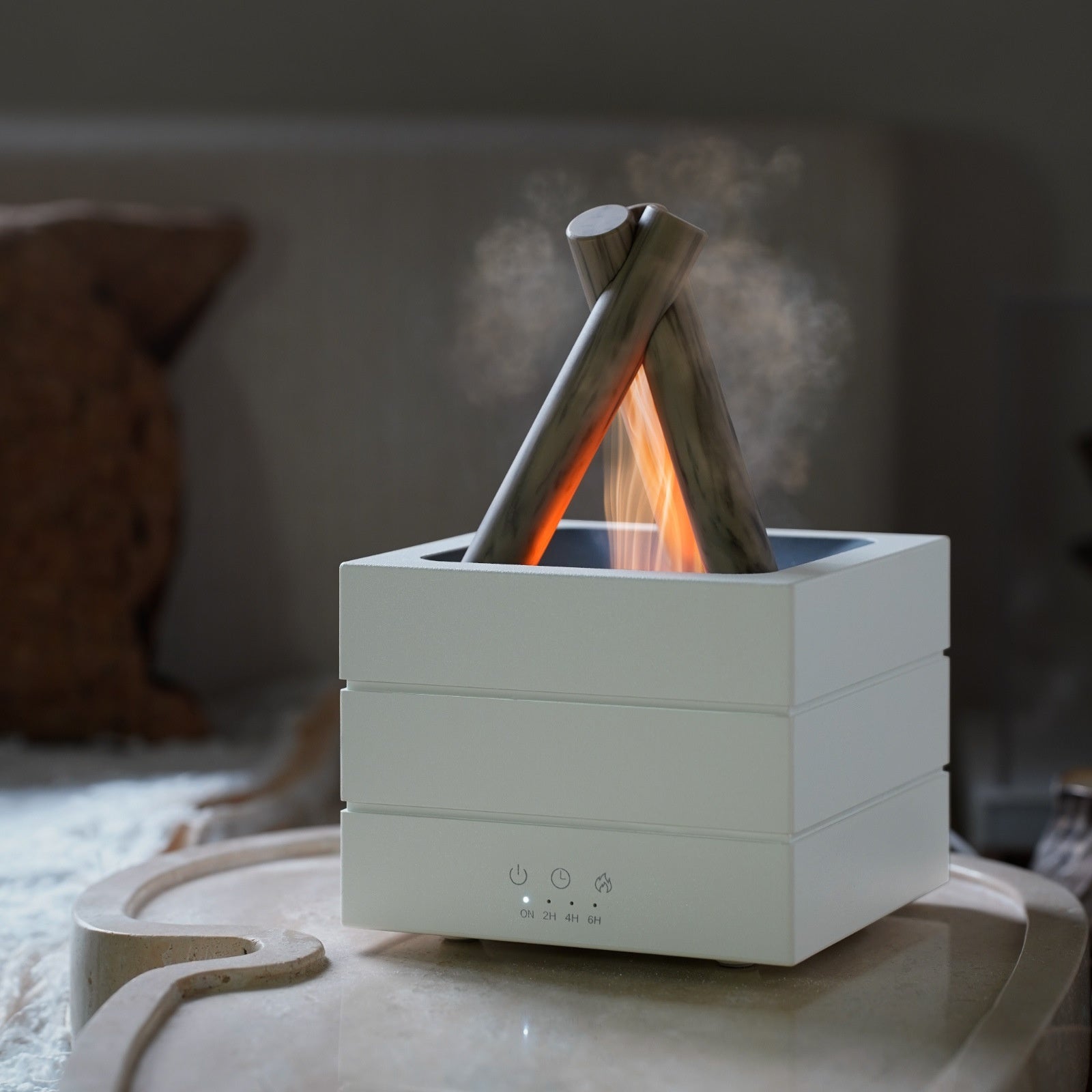 Campfire Aromatherapy Diffuser | Remote Control & Timer | 4 Colors