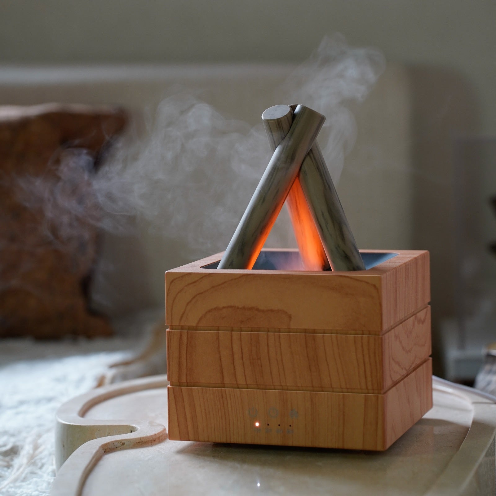 Campfire Aromatherapy Diffuser | Remote Control & Timer | 4 Colors