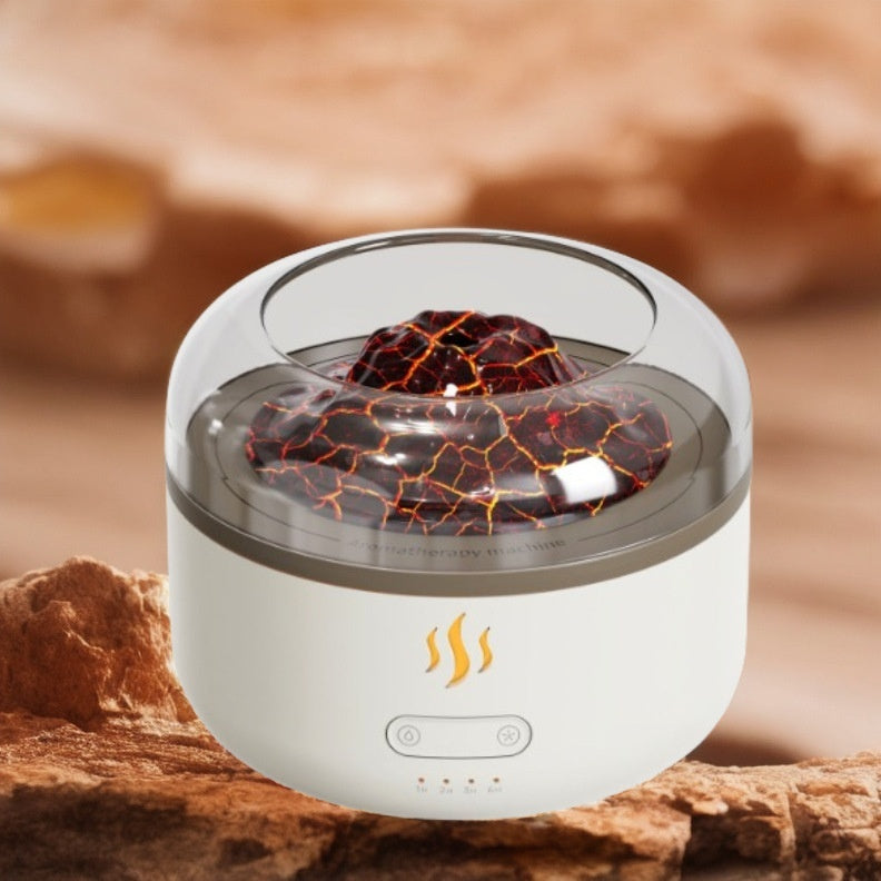 Colorful Flame Aromatherapy Diffuser | Ultrasonic | Negative Ion | USB Powered