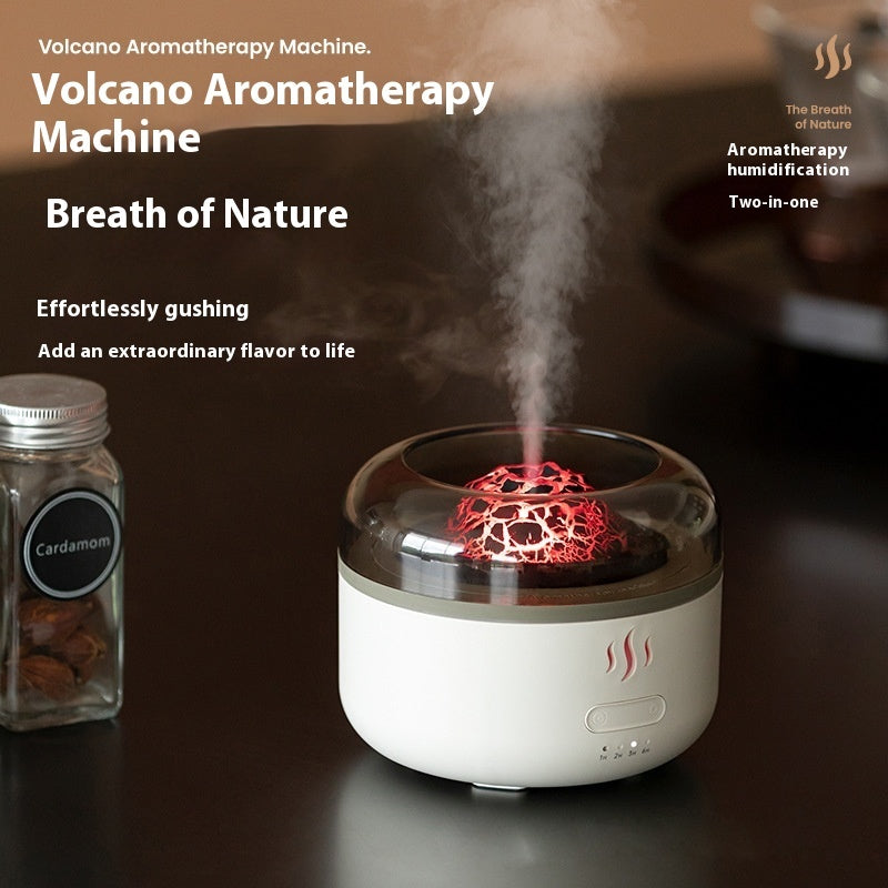 Colorful Flame Aromatherapy Diffuser | Ultrasonic | Negative Ion | USB Powered