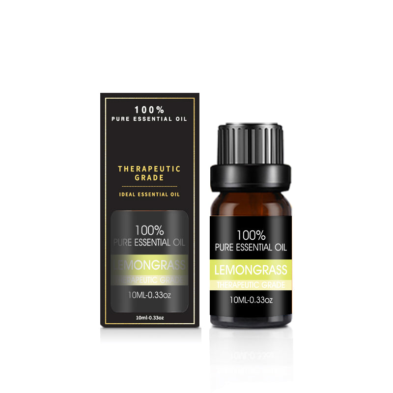 Organic Lemongrass Essential Oil | 100% Pure | Focus, Recovery & Detox | 10ml