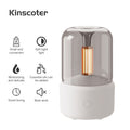 Candle Light Aroma Diffuser | Ultrasonic | 120ml | Beige & Black