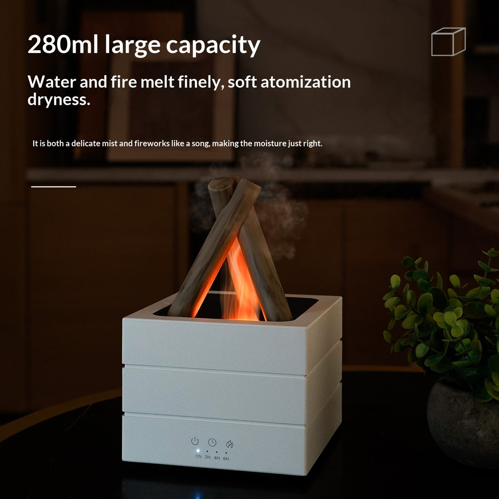 Campfire Aromatherapy Diffuser | Remote Control & Timer | 4 Colors