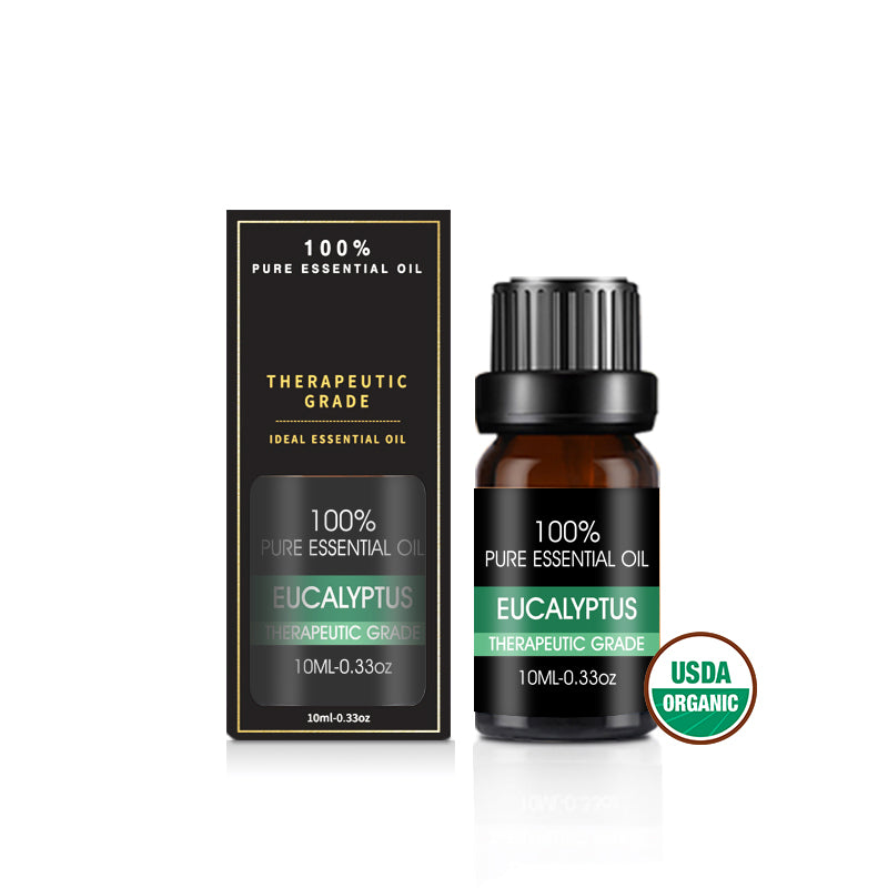 Organic Eucalyptus Essential Oil | 100% Pure | Respiratory & Clarity | 10ml