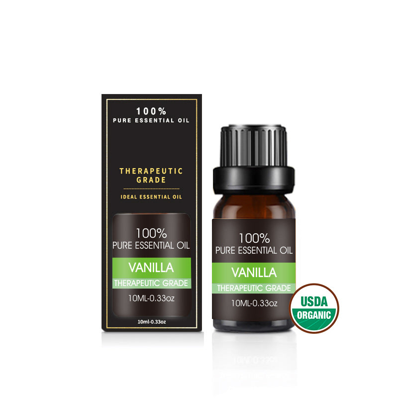 Organic Vanilla Essential Oil | 100% Pure | Mood Lifting & Stress Relief | 10ml