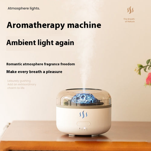 Colorful Flame Aromatherapy Diffuser | Ultrasonic | Negative Ion | USB Powered