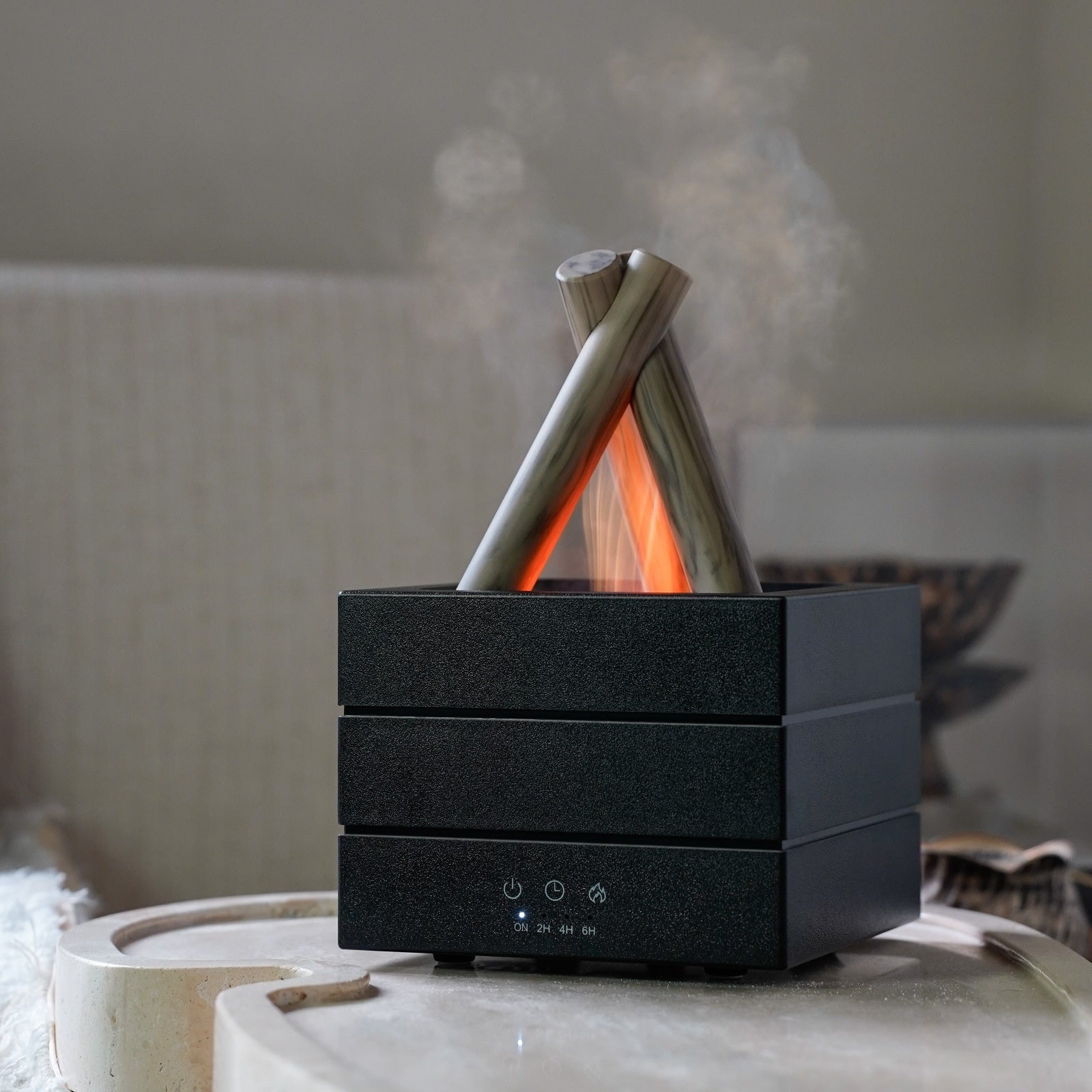 Campfire Aromatherapy Diffuser | Remote Control & Timer | 4 Colors