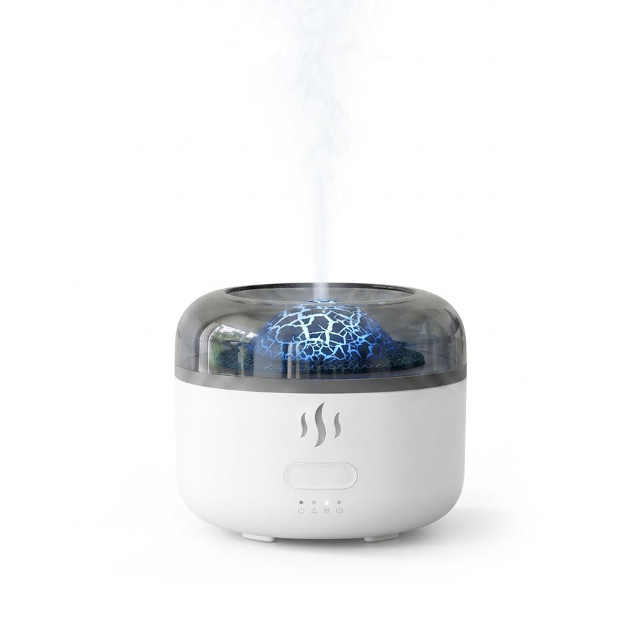 Colorful Flame Aromatherapy Diffuser | Ultrasonic | Negative Ion | USB Powered