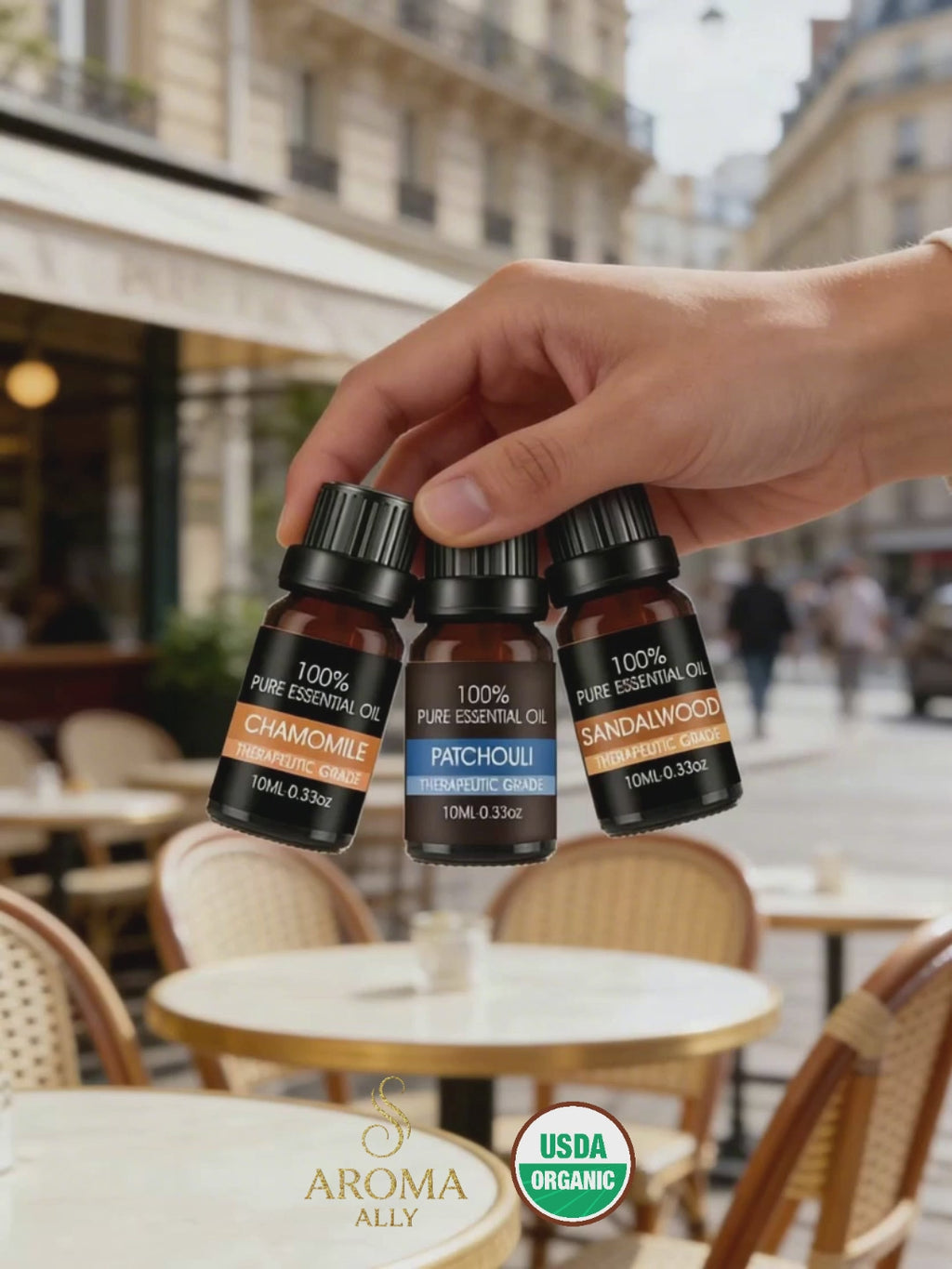 Delta Reset Sleep Essential Oil Blend | Organic Chamomile, Sandalwood & Patchouli