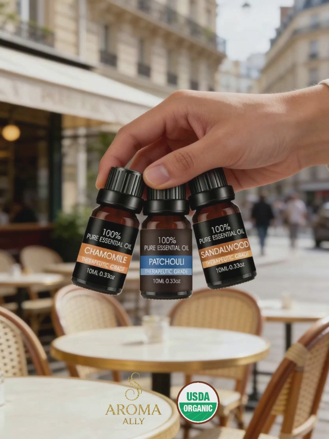 Delta Reset Sleep Essential Oil Blend | Organic Chamomile, Sandalwood & Patchouli
